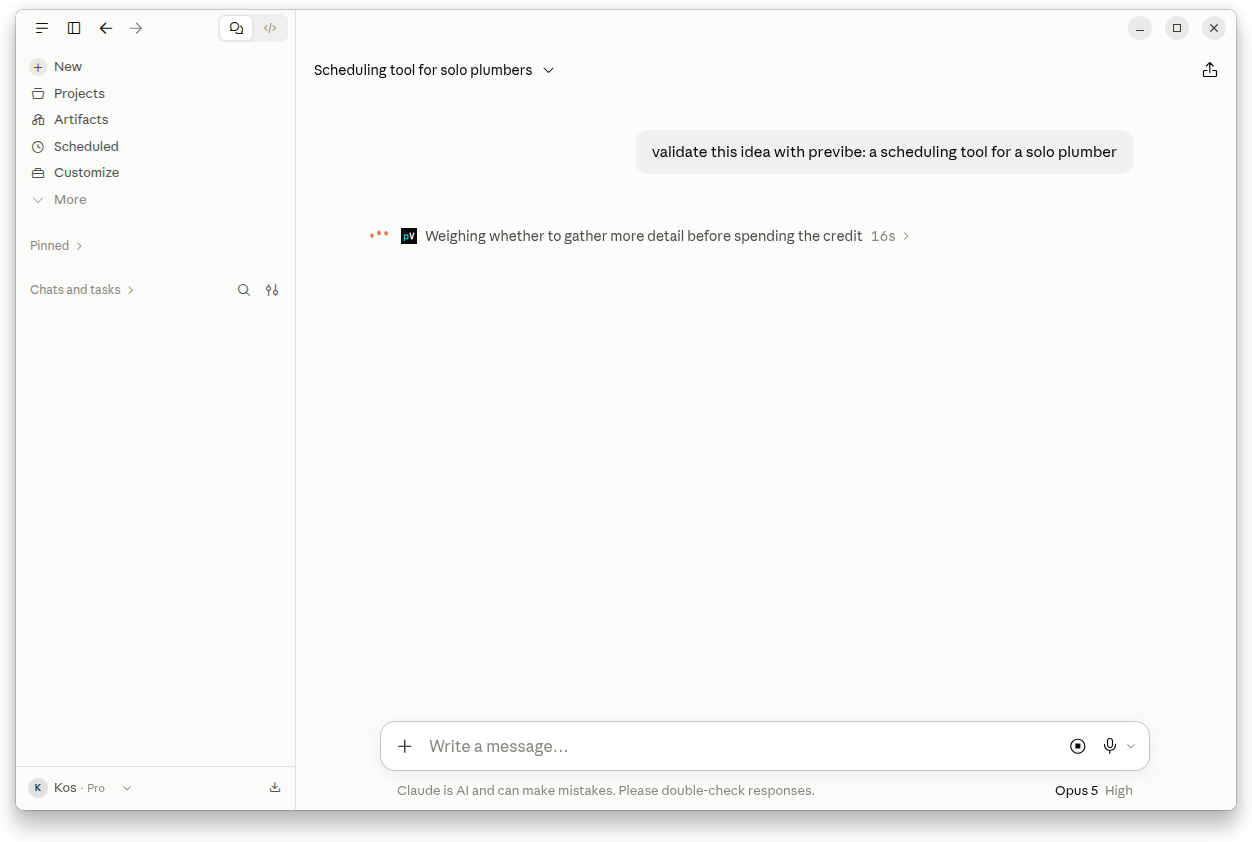 PreVibe screenshot
